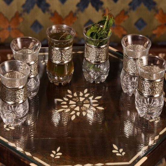 ORIENTAL PACK 6 VERRES ARTISANAL Artisanat Du Maroc Marrakech