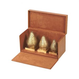 Set de Bureau en Cuir  Coffret Artisanat Maroc.