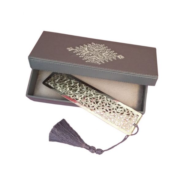 Coffret Marque Page Artisnal en Cuivre, artisanat, artisanat maroc, artisanat marocain, coffret, coffret cadeau, coffret artisanat, coffret maroc, cadeau maroc, cadeau, artisanat haut de gamme