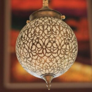 GHAMED - PLAFONNIER EN CUIVRE - Grossiste Décoration Artisanat Marocain | Boutique d'artisanat