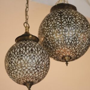 GHAMED - PLAFONNIER EN CUIVRE - Grossiste Décoration Artisanat Marocain | Boutique d'artisanat