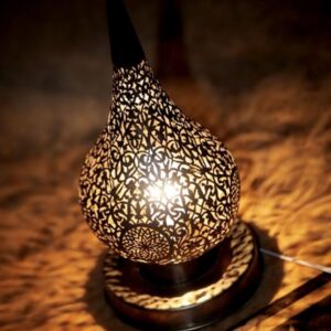 LAMPE DEMA- ABAT-JOUR EN CUIVRE - Grossiste Décoration Artisanat Marocain | Boutique d'artisanat