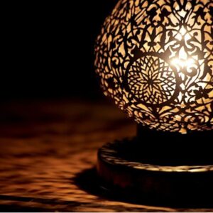 LAMPE DEMA- ABAT-JOUR EN CUIVRE - Grossiste Décoration Artisanat Marocain | Boutique d'artisanat