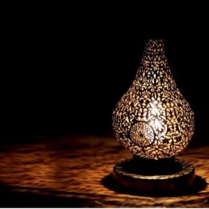 LAMPE DEMA- ABAT-JOUR EN CUIVRE - Grossiste Décoration Artisanat Marocain | Boutique d'artisanat