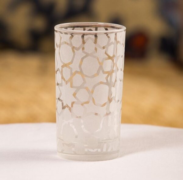 ARABESQUE - LOT DE 6 VERRES THÉ ٌَARTISANAL - Grossiste Décoration Artisanat Marocain | Boutique d'artisanat