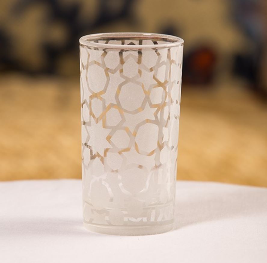 Lot de 6 verres à thé marocain en verre : : Cuisine et Maison