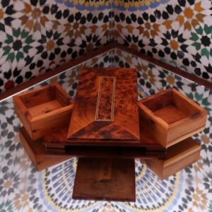 BOÎTE À MERVEILLES - BOÎTE ARTISANALE EN THUYA - Grossiste Décoration Artisanat Marocain | Boutique d'artisanat