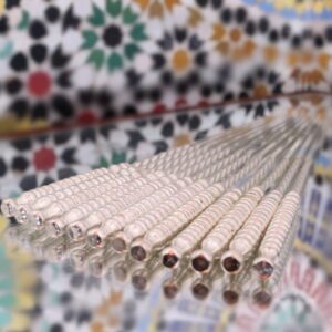 BROCHETTES EN CUIVRE NICKELÉ - Grossiste Décoration Artisanat Marocain | Boutique d'artisanat