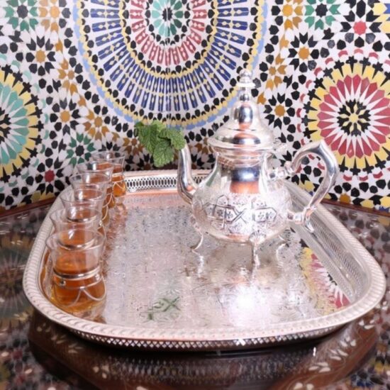 MSSID - SERVICE DE THÉ ARTISANAL - Grossiste Décoration Artisanat Marocain | Boutique d'artisanat