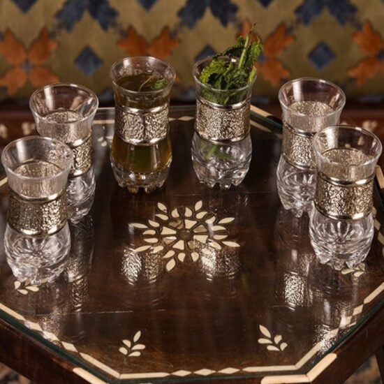 ORIENTAL SERVICE DE THÉ ARTISANAL Artisanat du Maroc Marrakech