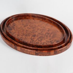 TRIO WOOD - PLATEAUX ARTISANAUX EN BOIS - Grossiste Décoration Artisanat Marocain | Boutique d'artisanat