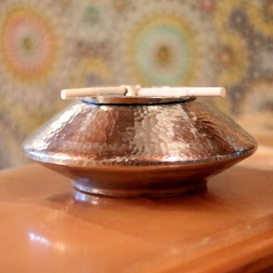 Cendrier Marocain en terracotta artisanat
