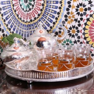 TAMAZIGHT - SERVICE DE THÉ ARTISANAL ET SUCRIER - Grossiste Décoration Artisanat Marocain | Boutique d'artisanat